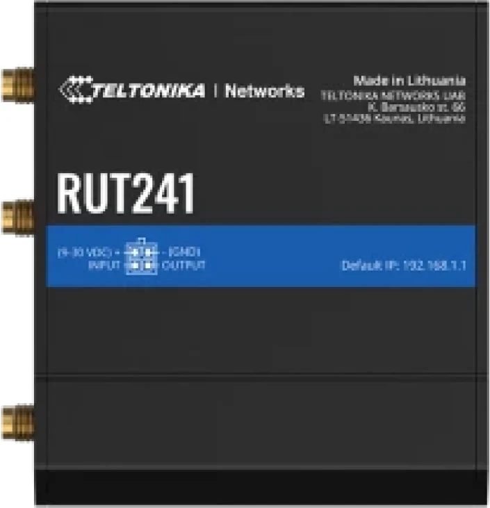 Imagen 0 de Teltonika Router industrial 4G LTE compacto con Wi?Fi, VPN y soporte RMS para aplicaciones remotas.
