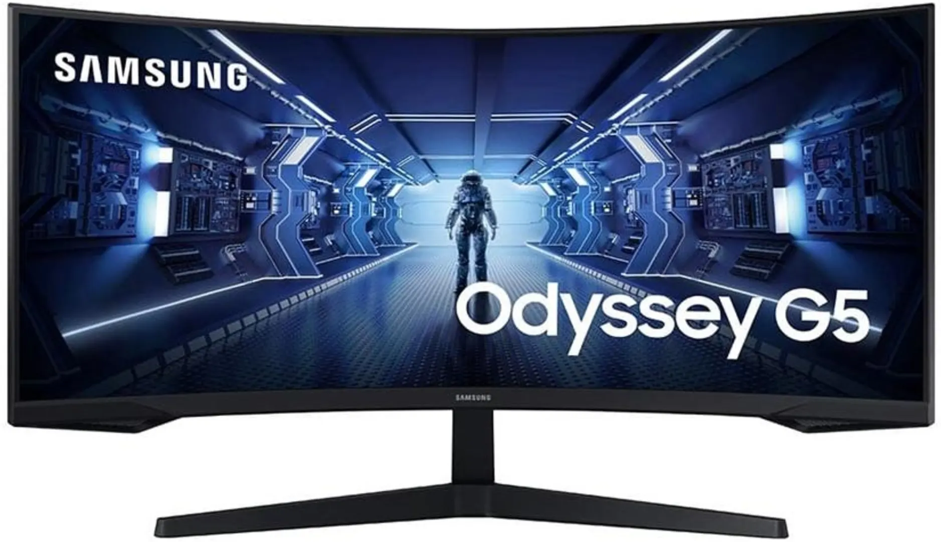 Imagen 2 de Monitor Gamer Curvo Samsung Odyssey G5 34" VA 3440*1440 HDMI DP 1ms 165Hz