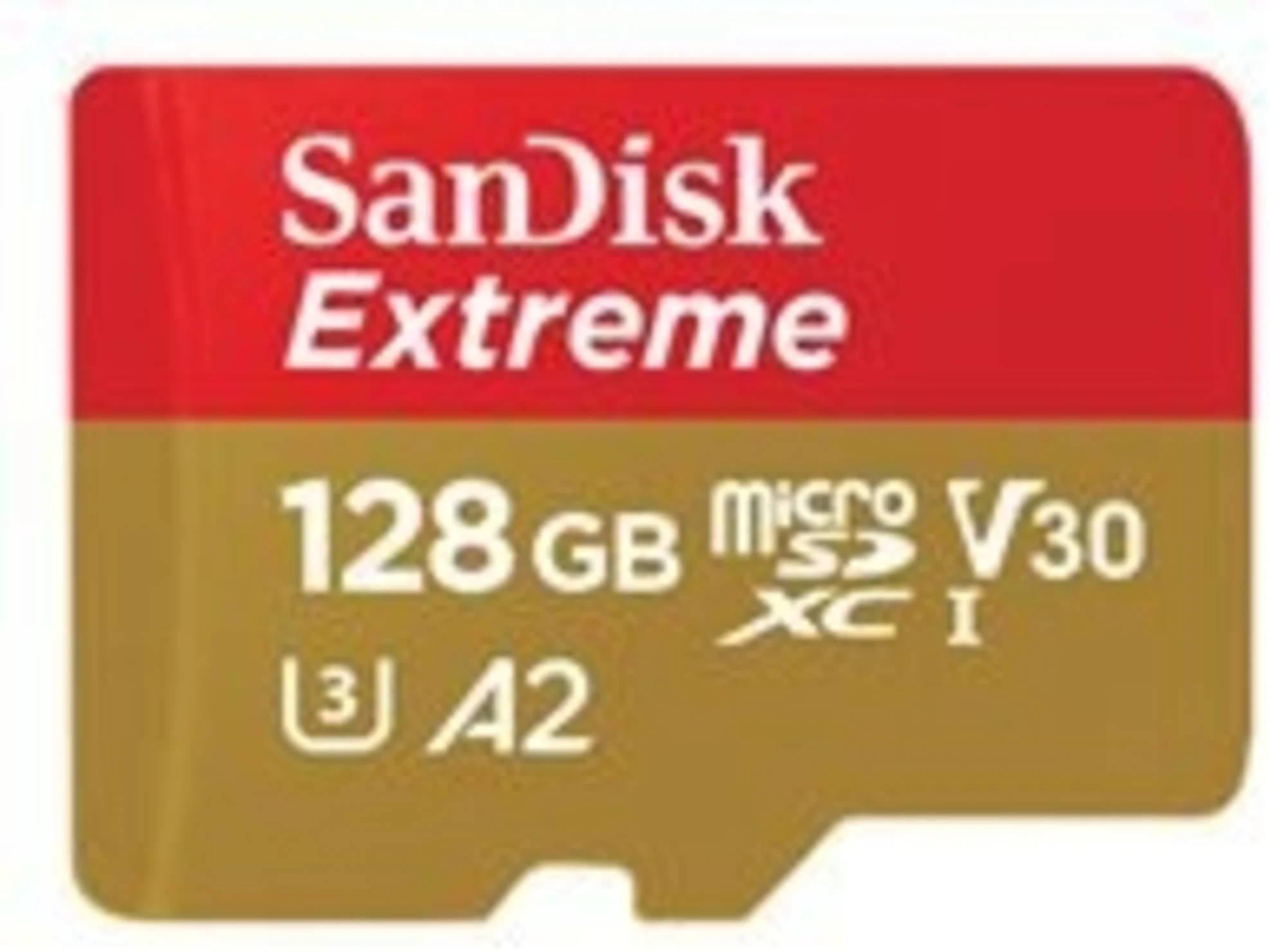 Imagen 1 de Memoria MicroSDXC 128GB SanDisk Extreme UHS-I Cl3(U3) Lec190MB/s Esc90MB/s c/Ada