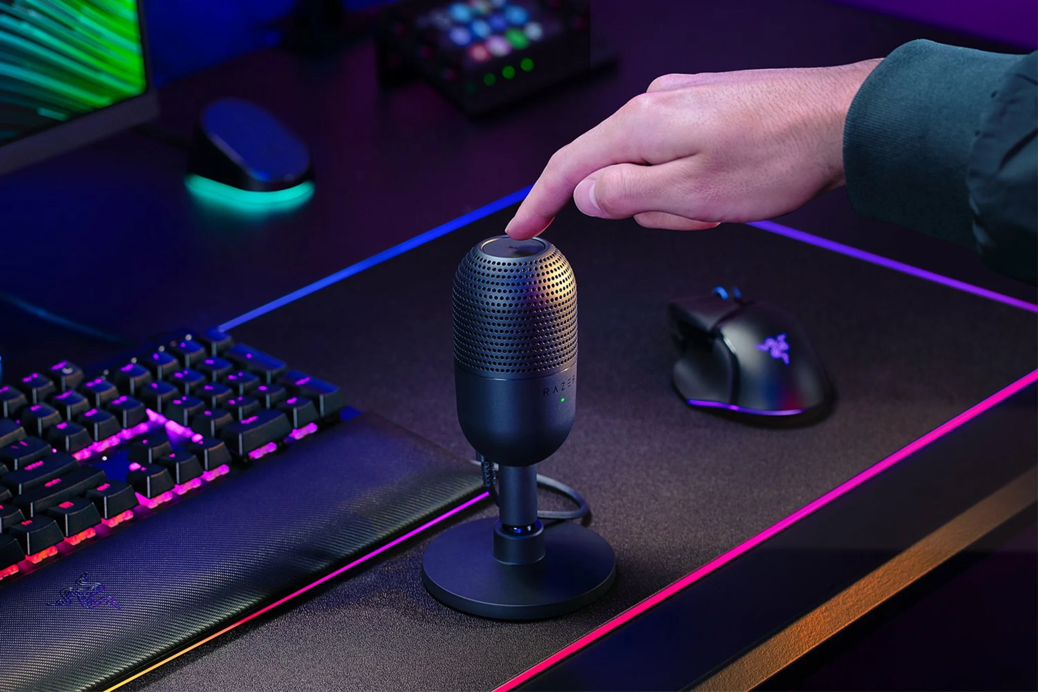 Imagen 4 de Micrófono Gamer Razer Seiren V3 Mini USB Ultra Compacto Edición NASA