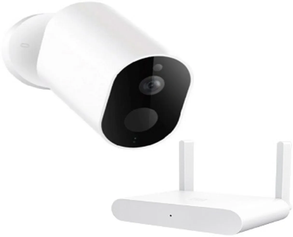 Imagen 2 de Set Cámara Seguridad Xiaomi Mi Wireless Outdoor 1080p+Recep hasta 4 Cámaras