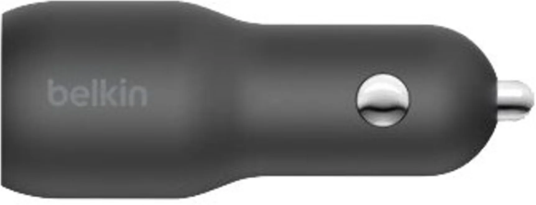 Imagen 1 de Belkin Dual Car Charger - Adaptador de corriente para el coche - 37 vatios - PD 3.0 - 2 conectores de salida (USB, 24 pin USB-C)