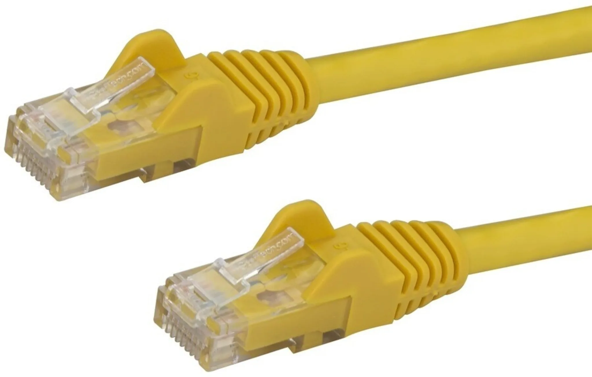 Imagen 0 de Cable Red StarTech Cat6 UTP RJ45 1 24 AWG ft, 30cm sin enganche Color Amarillo
