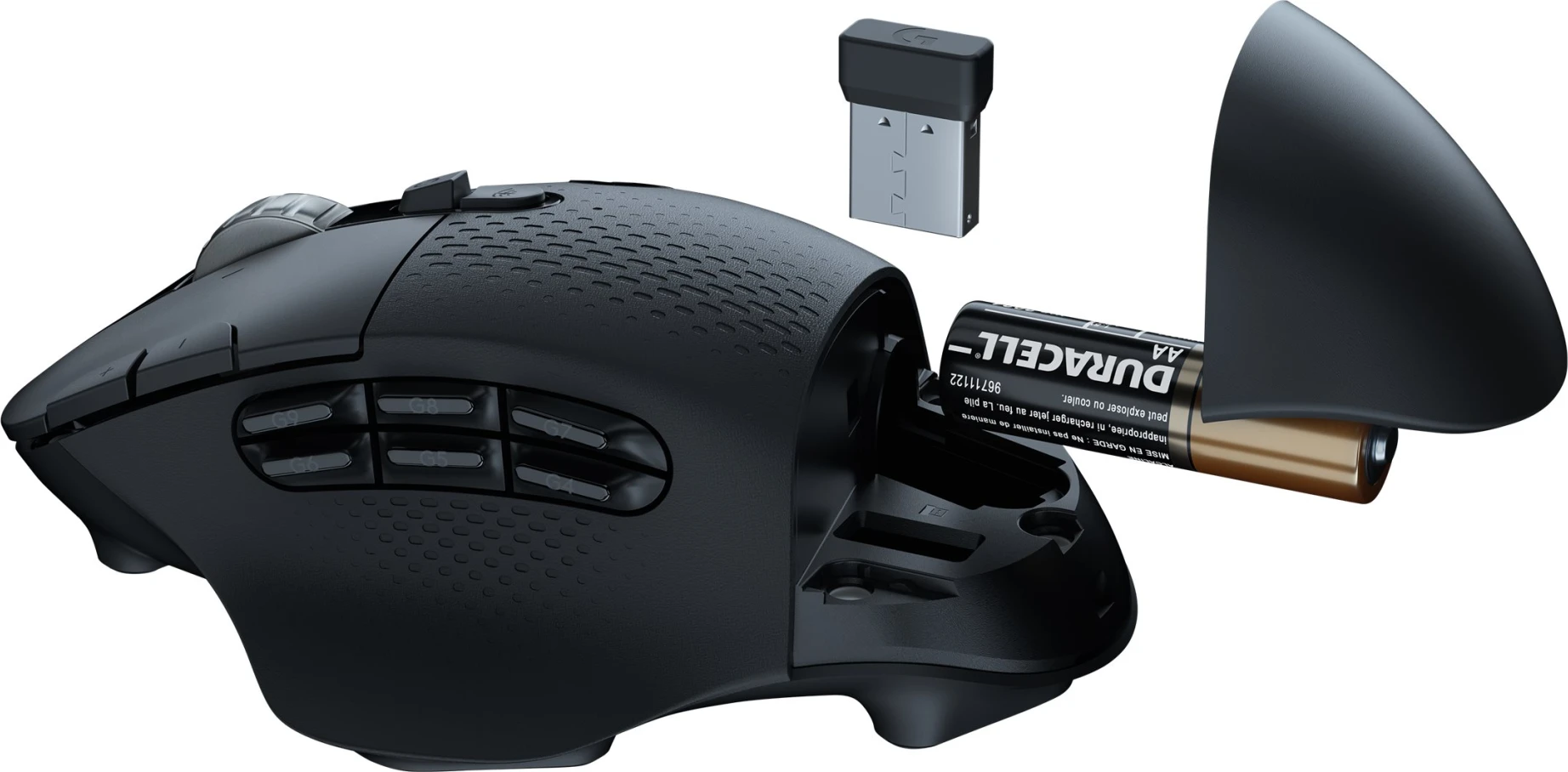Imagen 12 de Mouse Gamer Inalámbrico Logitech G604 Óptico 16000dpi 15 botones Negro p/Win Mac
