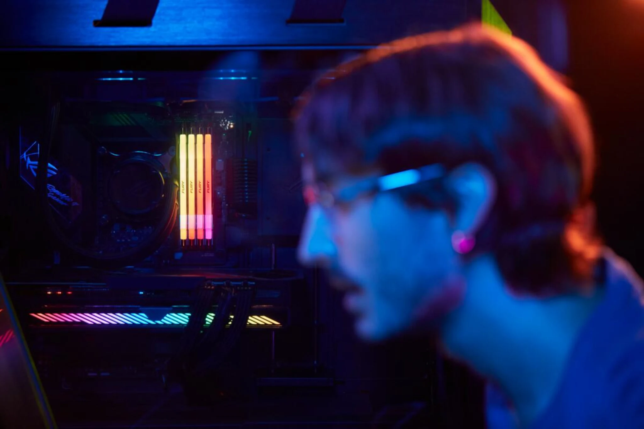 Imagen 13 de Memoria RAM 24GB DDR5 6400MHz DIMM CL32 Non-ECC 1.4v 288p - Fury Renegade RGB