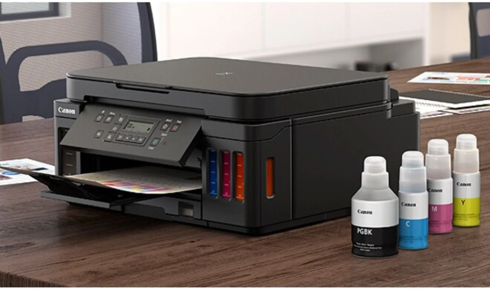 Imagen 1 de Impresora Multifunción Canon PIXMA G6010 Tanque de Tinta Color USB WiFi LAN