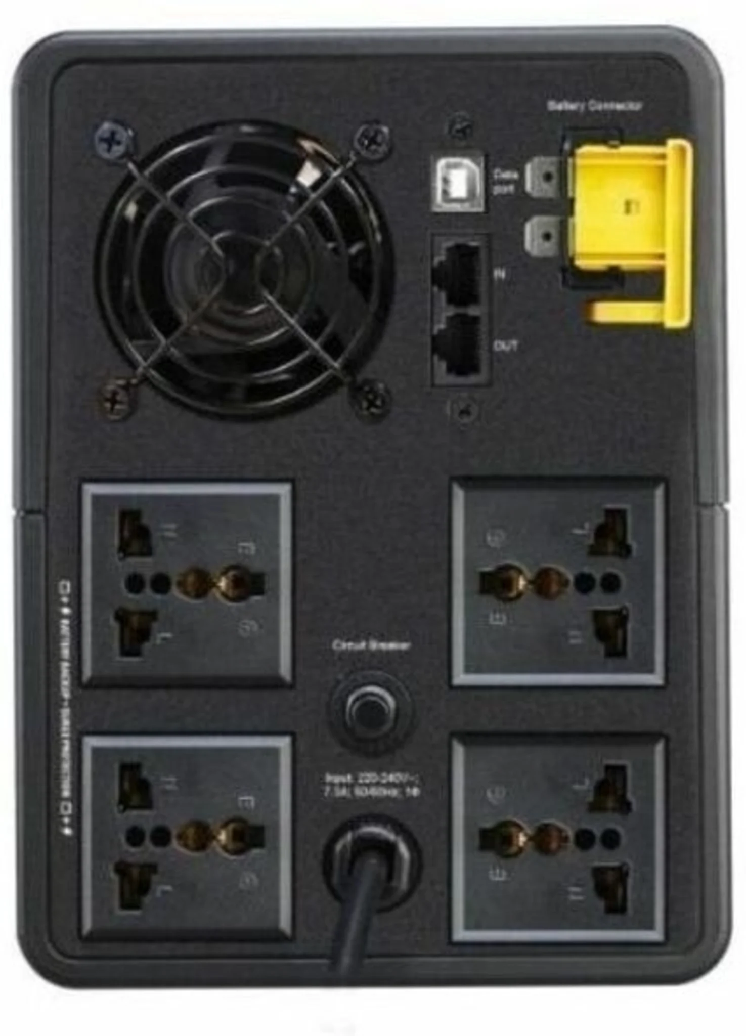 Imagen 4 de UPS APC Back-UPS 1600VA 230V AVR Universal Sockets