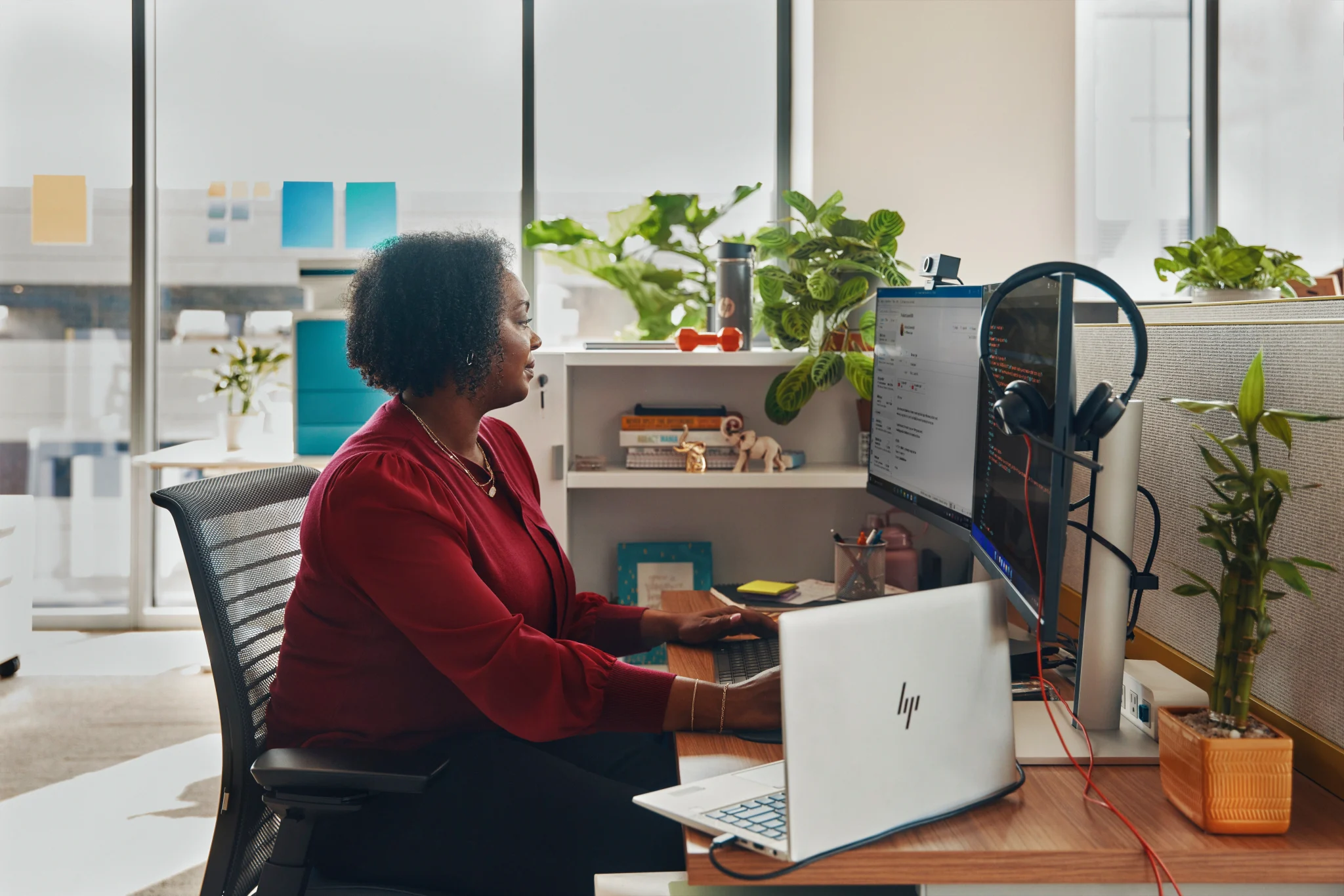 Imagen 3 de Audífonos Alámbricos Poly Blackwire 3320, Microsoft Teams Certf. USB-C/A adapt.