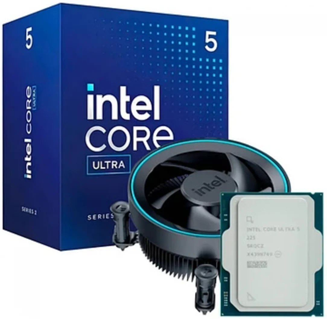 Imagen 1 de CPU Intel® Core Ultra 5 225 4.9-3.3GHz 10 Núcleos 20MB LGA1851 Grf integ/con FAN