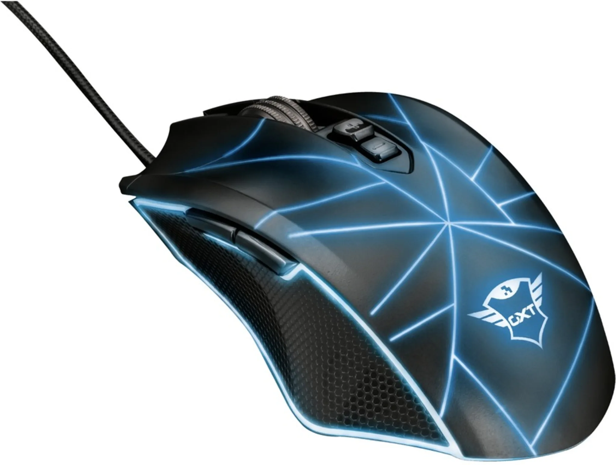 Imagen 4 de Mouse Gamer Alámbrico Trust GXT 160X Ture RGB Óptico 4500dpi cable 1.8m USB Negr