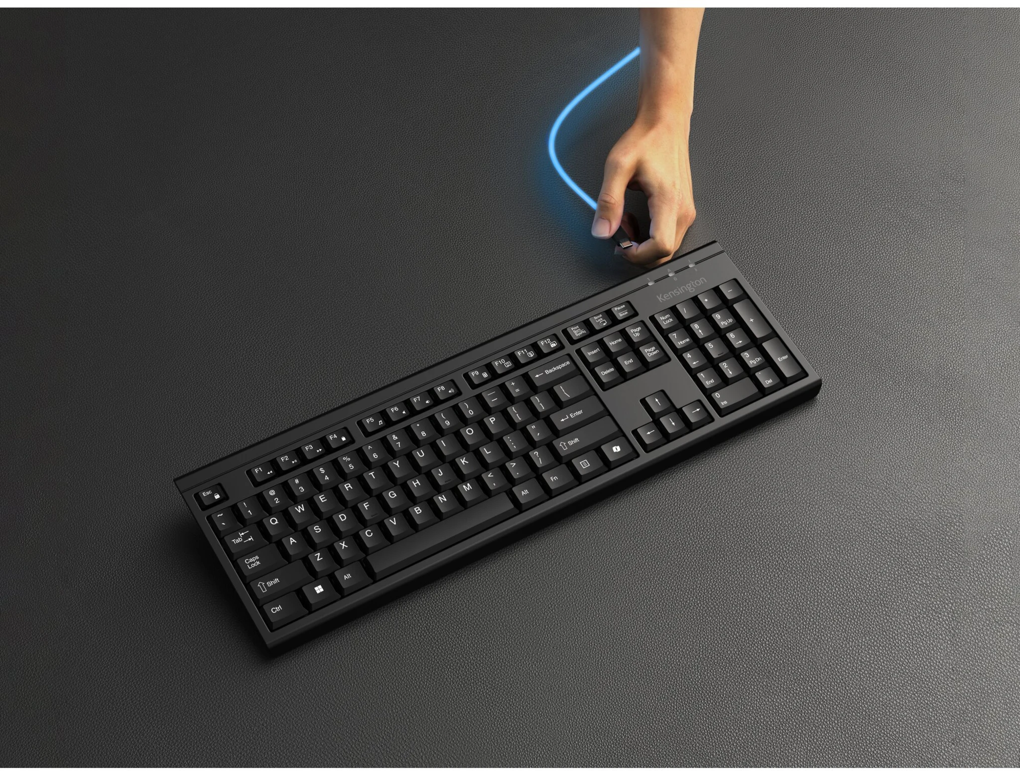 Imagen 4 de Kit Teclado Mouse Inalámbrico Kensington K75560ES Recargable Español RF Bt Negro