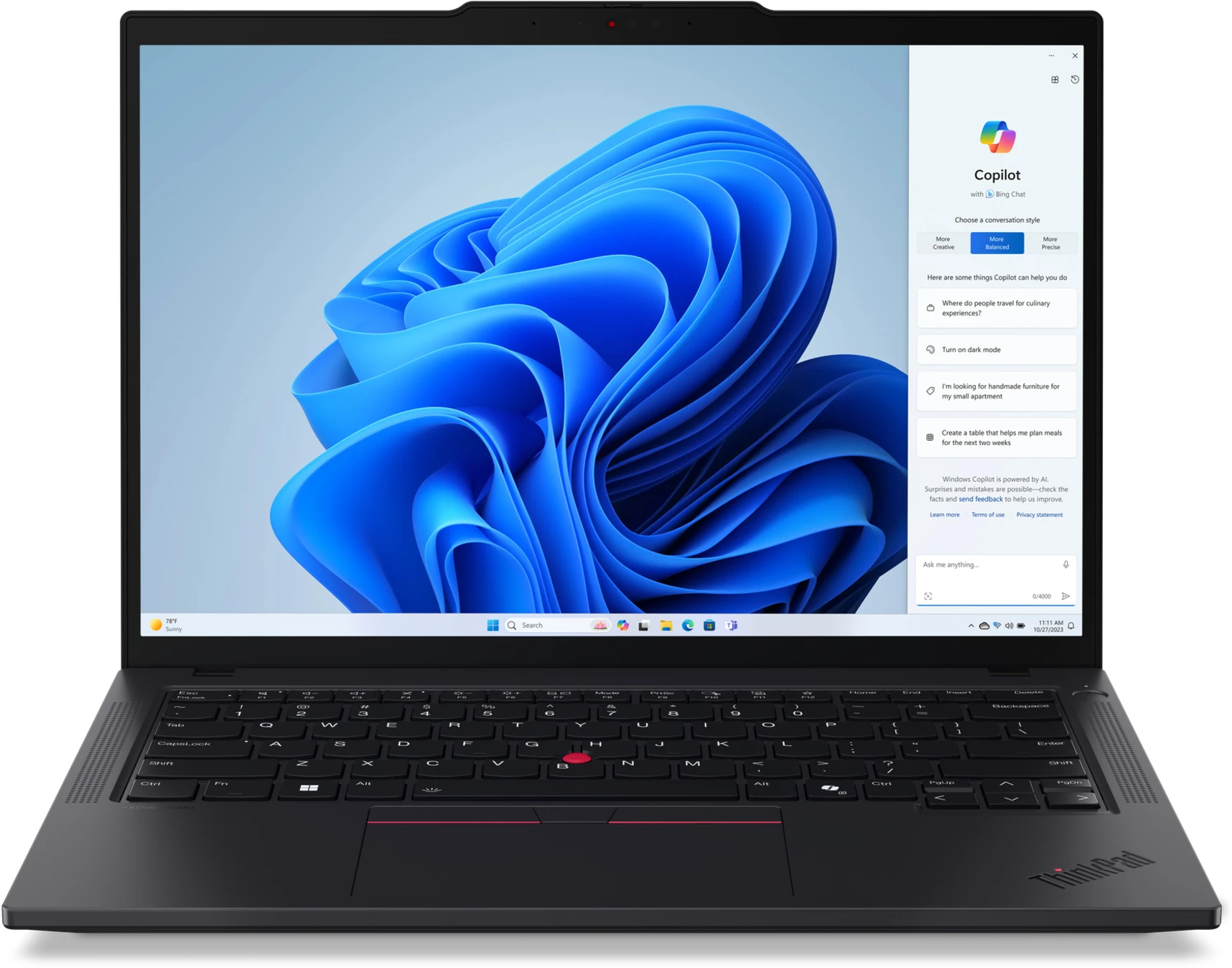 Imagen 15 de Notebook Lenovo Thinkpad T14 Gen5 Ultra 5 135U RAM 16GB SSD 512GB 14" W11P