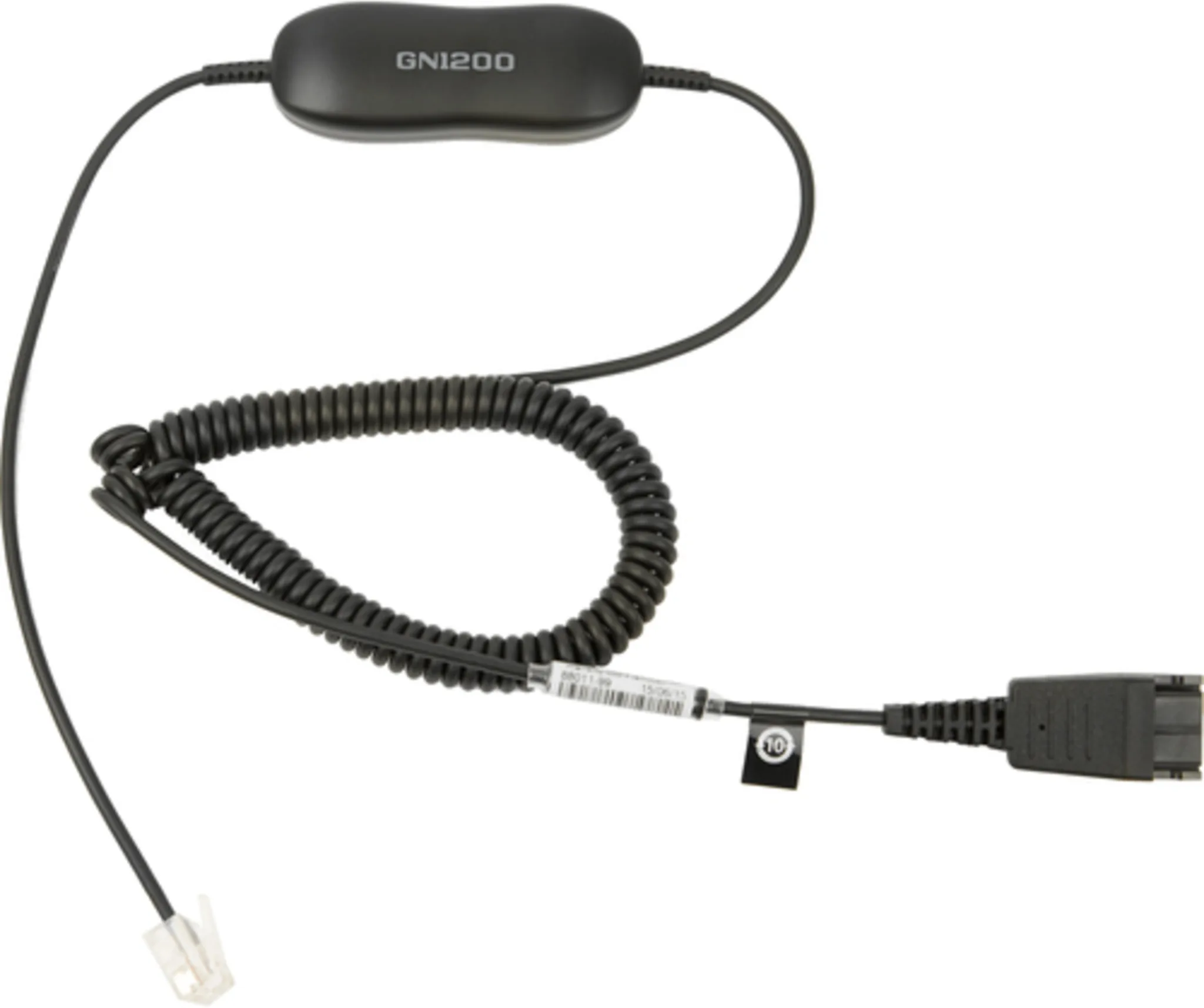 Imagen 0 de Cable para auriculares Jabra Smart Cort, Desconexión rápida a RJ-10, 2m, Jabra