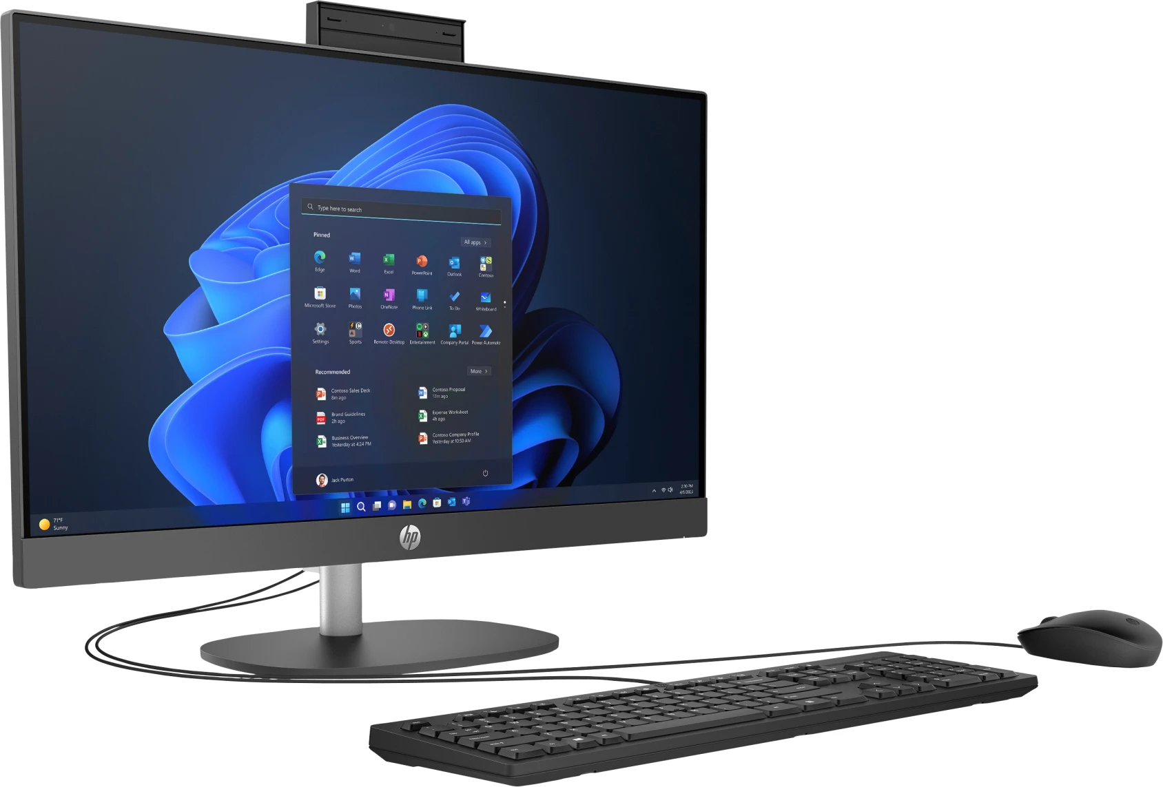 Imagen 1 de Computador HP AIO ProOne 240 G10 I5-1334U RAM 16GB SSD 512GB 23.8" W11P