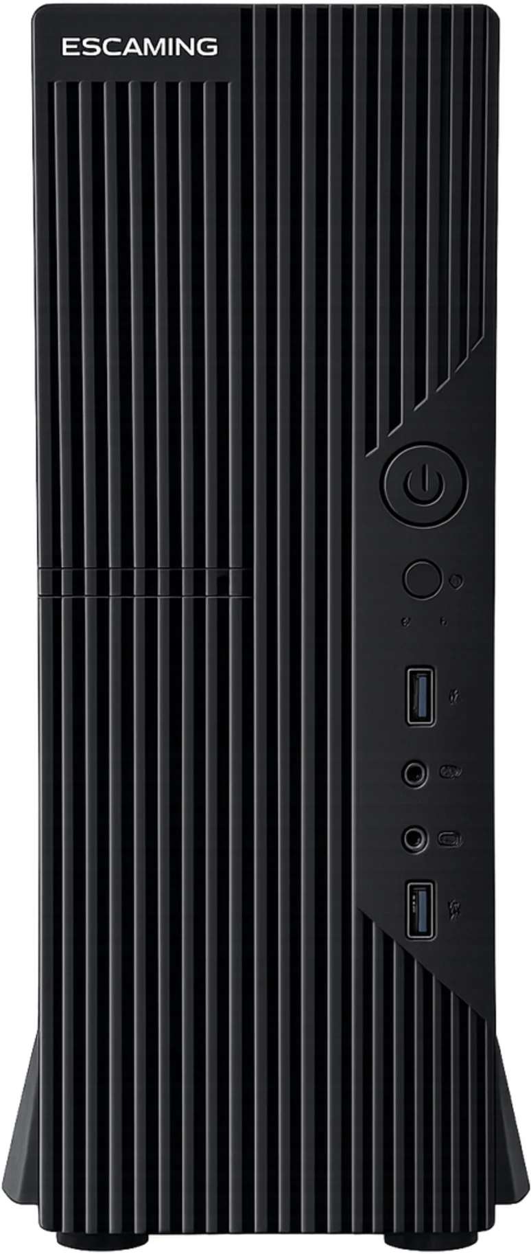 Imagen 0 de Gabinete Slim Esgaming 103, 2*USB2.0 1*USB3.0 Fuente de 750W Color Negro