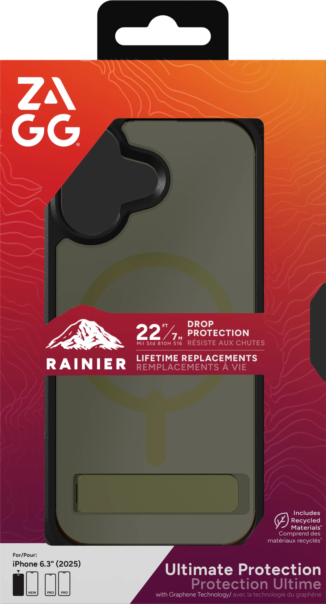 Imagen 11 de Funda Rainier Snap iPhone 17 Zagg verde alga
