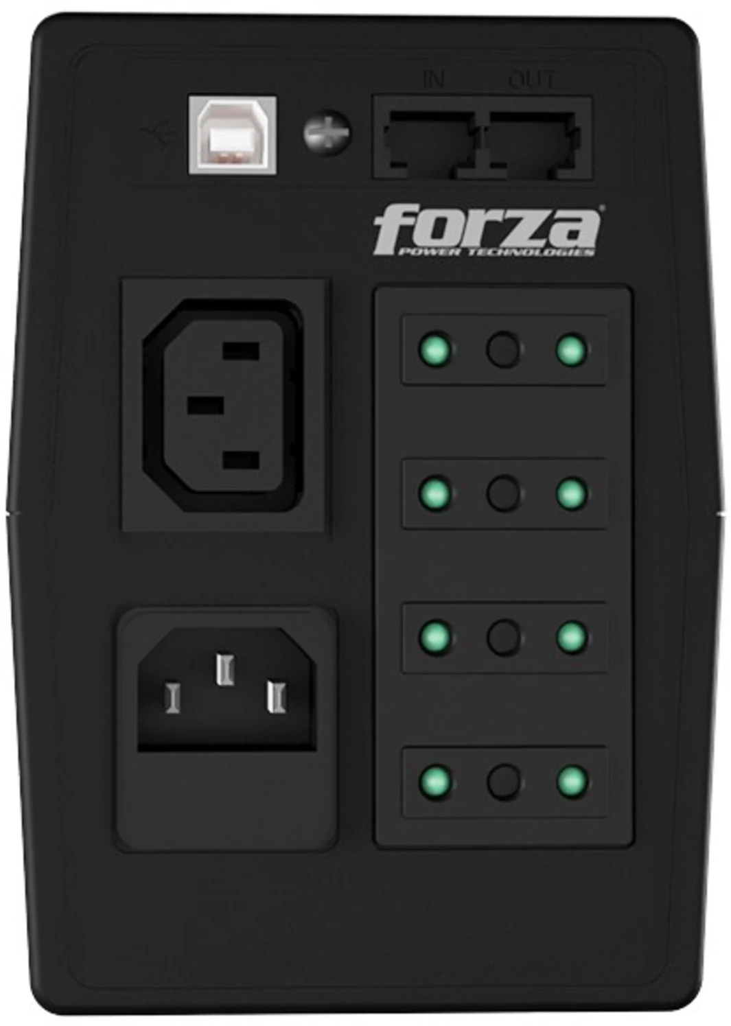 Imagen 2 de UPS Forza SL-812UL-C Smart UPS 800VA/480W 220V 4-Italian 1-IEC