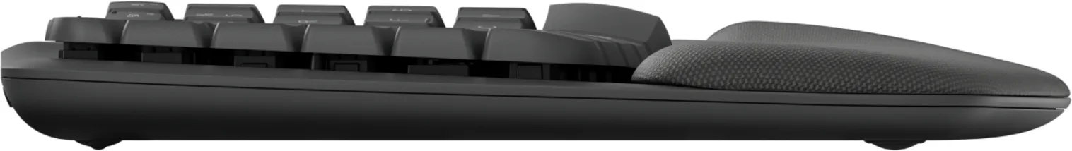 Imagen 4 de Teclado Inalámbrico Ergonómico Logitech WAVE KEYS Bluetooth USB RF Esp. Grafito