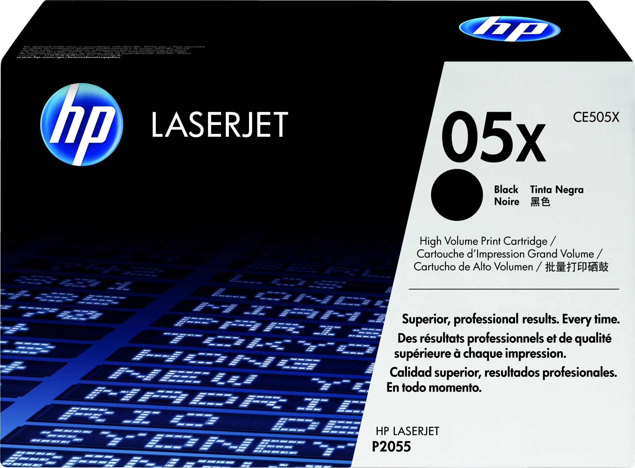 Imagen 0 de Toner HP 05X Alto Rendimiento Negro aprox 6500 pag. p/ LJ P2055d-P2055/d/dn