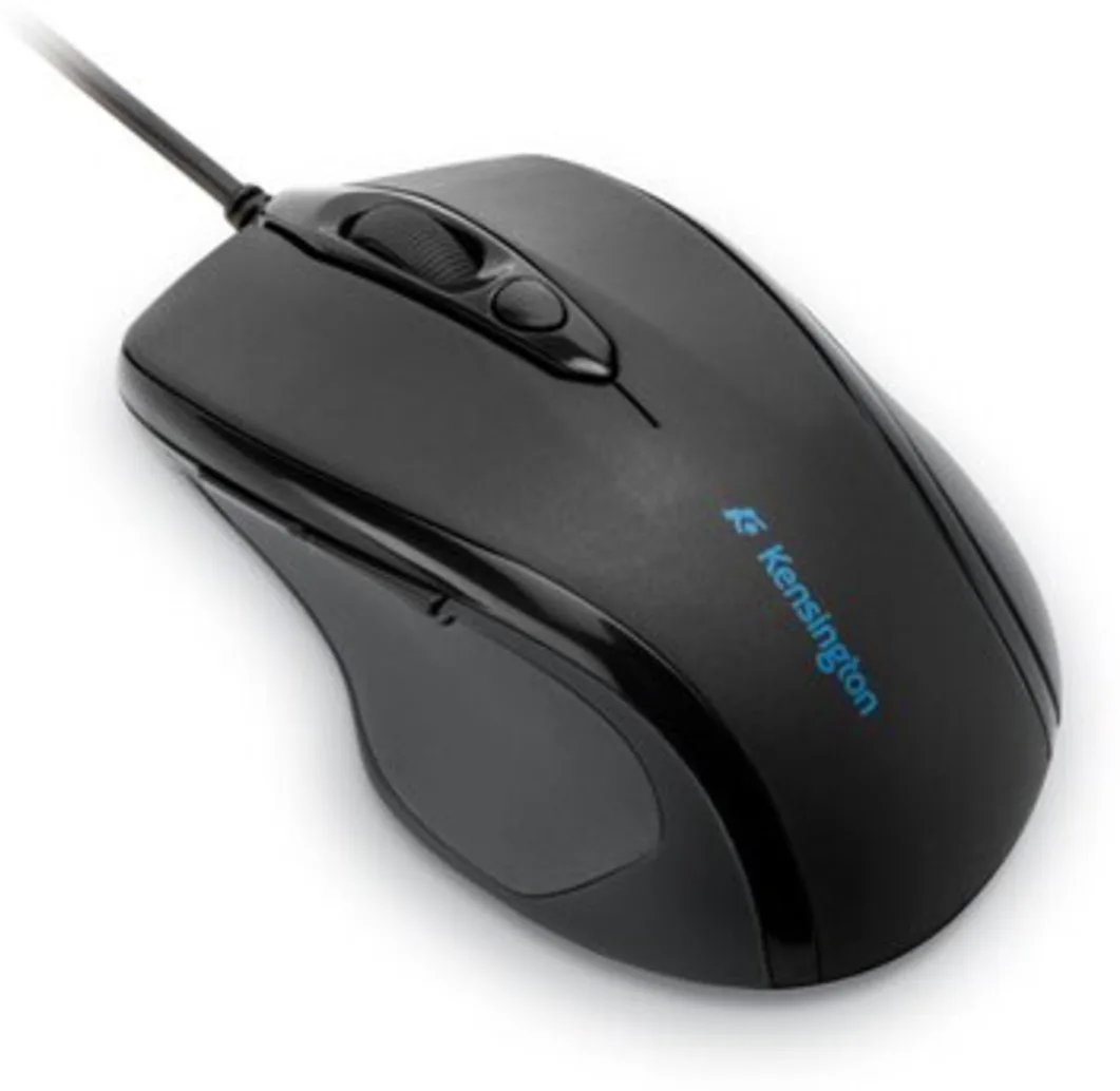 Imagen 0 de Mouse Alámbrico Kensington Pro Fit Mediano Óptico 1000dpi 5 Btns USB/PS2 Negro 