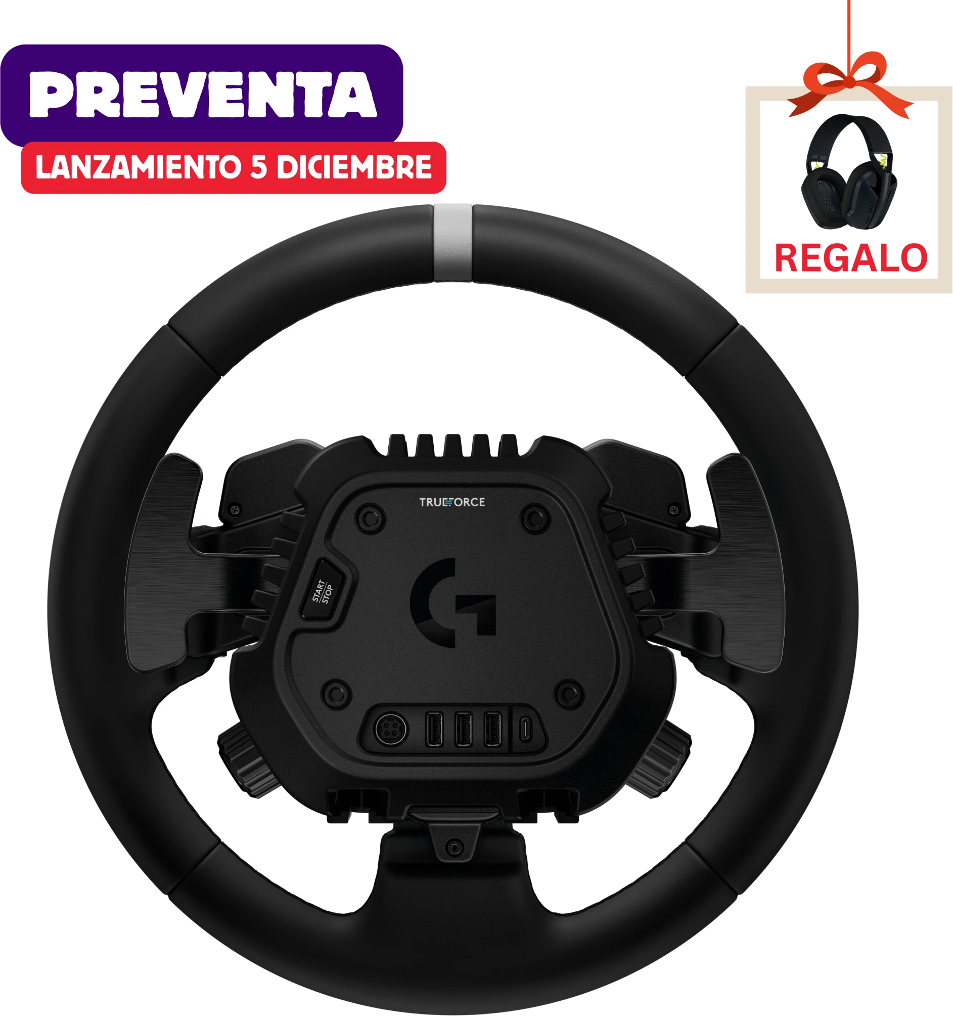 Imagen 10 de [PREVENTA] Volante de carreras RS50 System para PC, PS4 y PS5 + Regalo G435