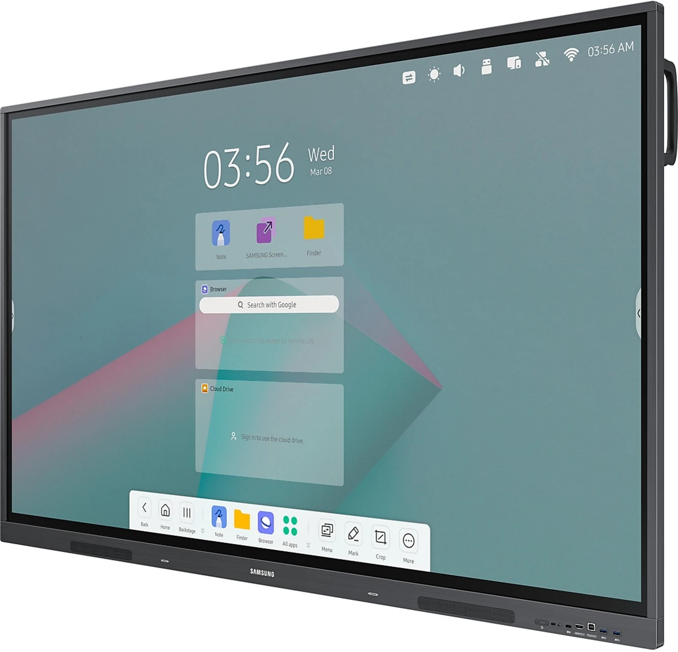 Imagen 4 de Pizarra Interactiva Samsung Flip Android 75" ADS 3840*2160 HDMI USB RJ45 BT WIFI
