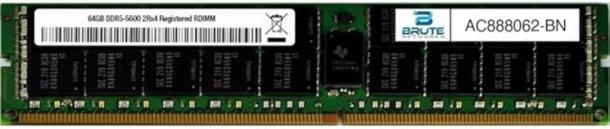 Imagen 0 de Memoria RAM 64GB DDR5 5600MHz DIMM CL46 ECC 1.1v 288p p/Server - Dell 