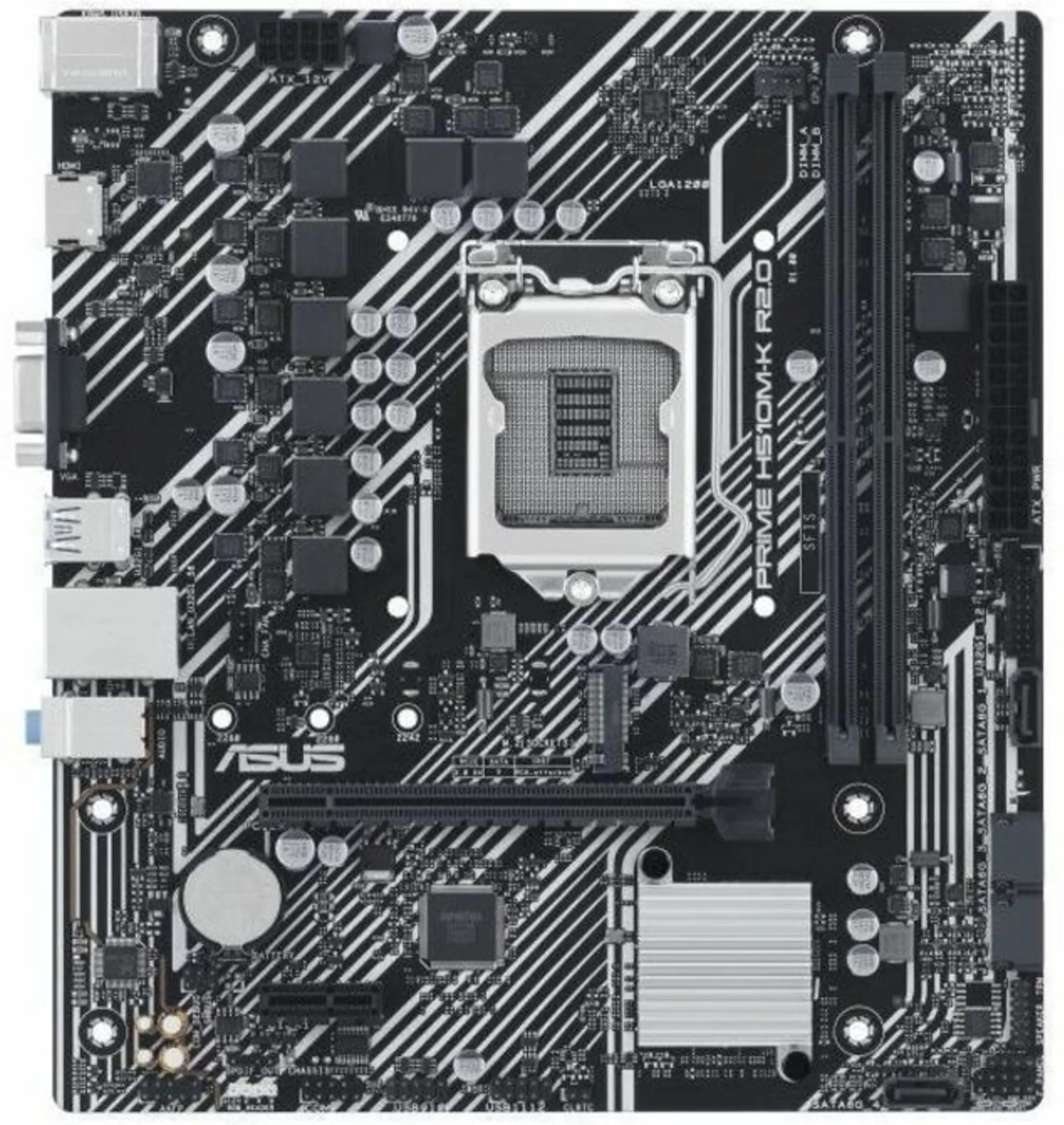 Imagen 4 de Tarjeta Madre Asus PRIME-H510M-K R2.0 LGA1200 11°G 2*DDR4 M.2 USB3.2 HDMI VGA