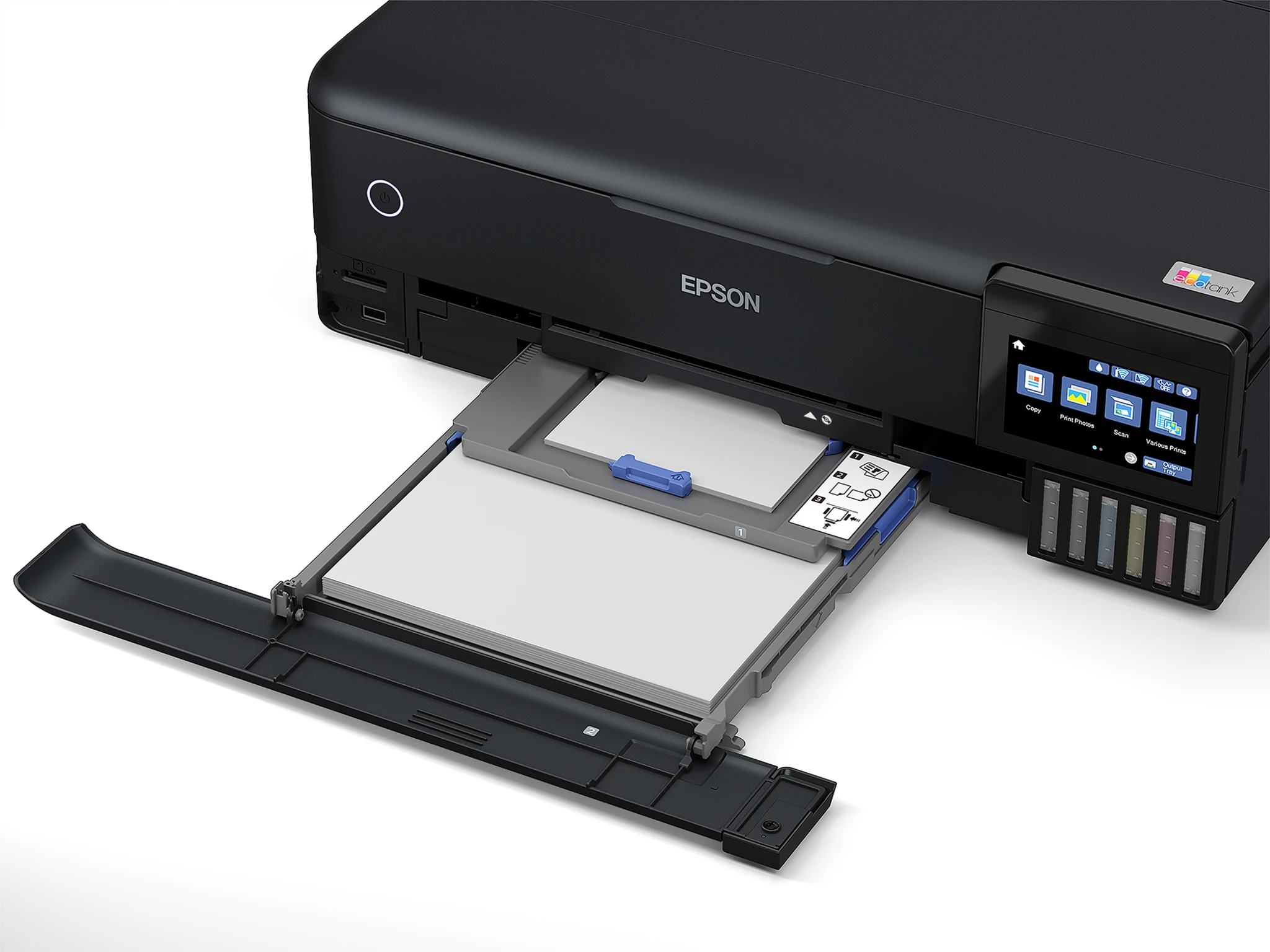 Imagen 6 de Impresora Multifunción Epson EcoTank L8180 Inyec Tinta 6 colores USB WiFi LAN SD
