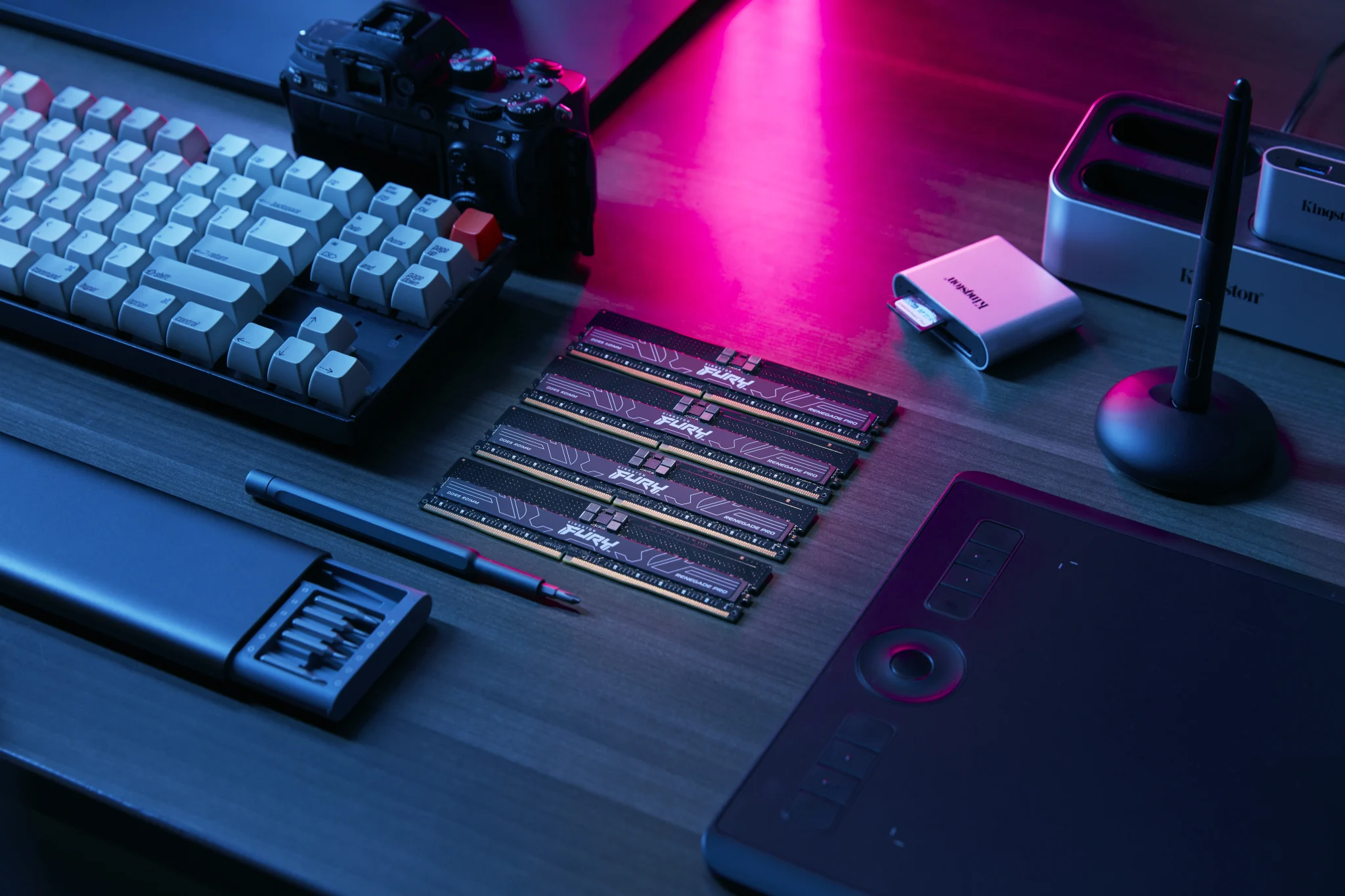 Imagen 9 de Memoria RAM 32GB DDR5 5600MHz DIMM CL28 ECC 1.35v 288p KingstonFury Ren. Pro