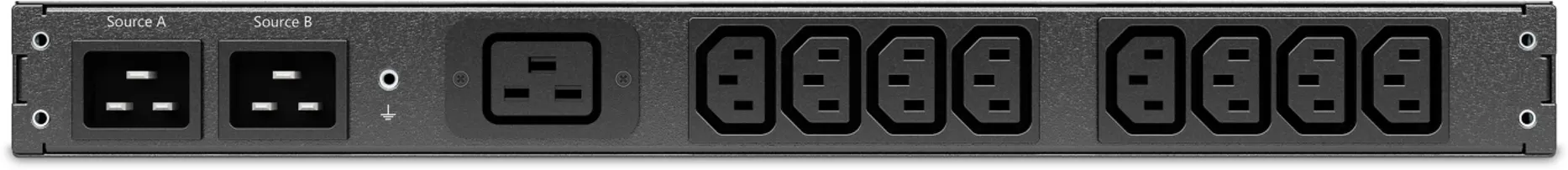 Imagen 1 de APC Rack Automatic Transfer Switch AP4423 Interruptor redundante (Mont. en Rack)