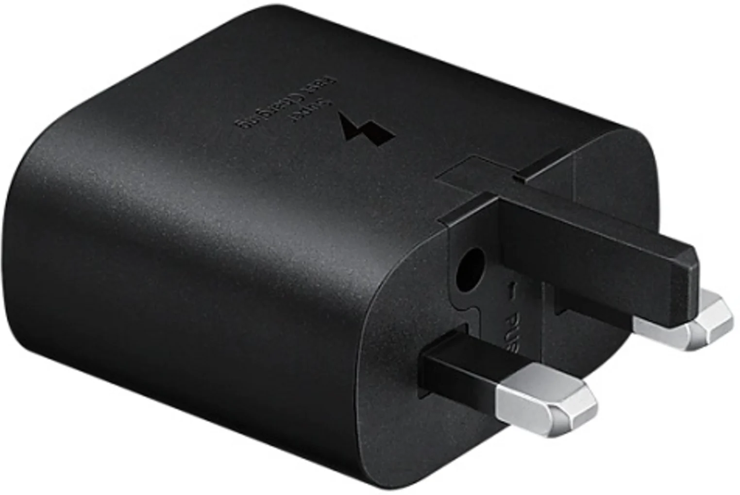 Imagen 0 de Cargador Samsung para Smartphone 25W Carga Rápida 100-240V Negro (No incl Cable)