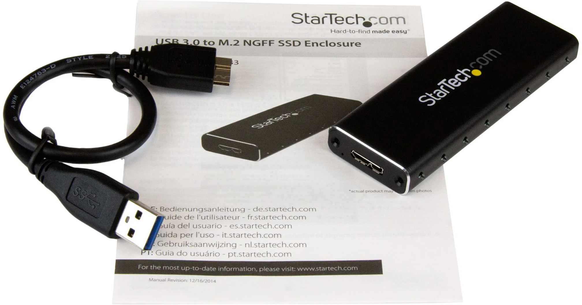 Imagen 5 de Cofre Porta SSD M.2 a USB3.0 NGFF Externo color Negro - StarTech
