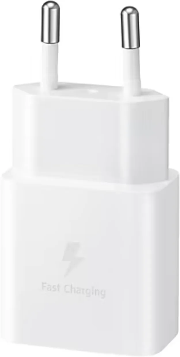 Imagen 2 de Cargador Celular USB-C 15W Carga Rapida con cable 1mt Color Blanco - Samsung