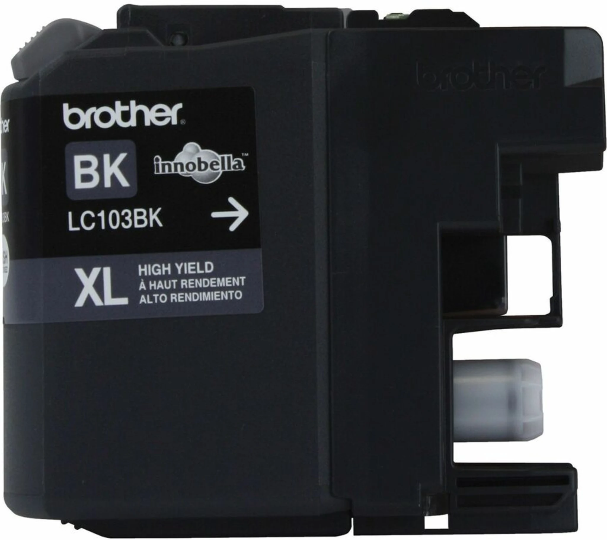 Imagen 3 de Cartridge Brother LC103BK Negro para DCP J152/MFC J245/J285/J450/J4510, 600Pág