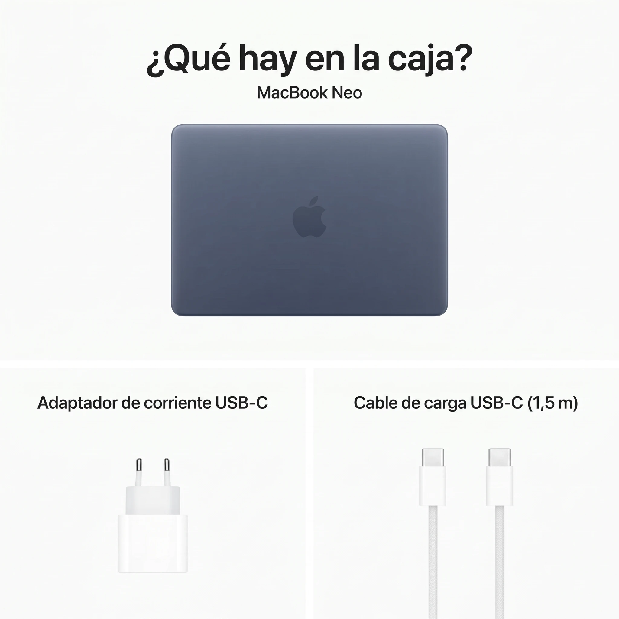 Imagen 10 de MacBook Neo 13/ A18 6C/ GPU 5C/ 8 RAM/ 512GB touch ID índigo