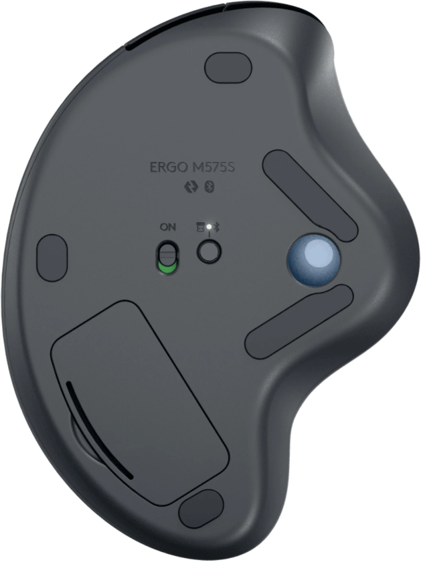 Imagen 2 de Logitech Ergo Series - Mouse - Graphite+Blue