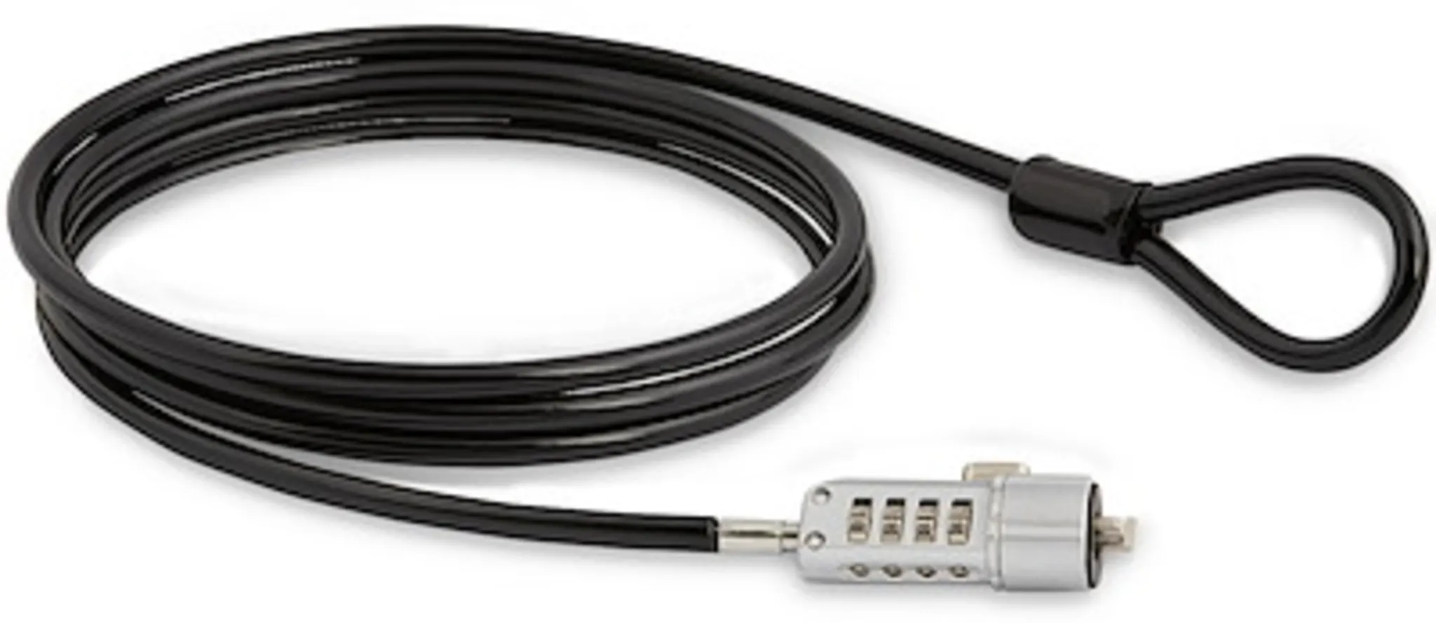 Imagen 0 de Cable de Seguridad StarTech Candado combinacion 4 Digitos 1.8 mt PC/Laptop Negro