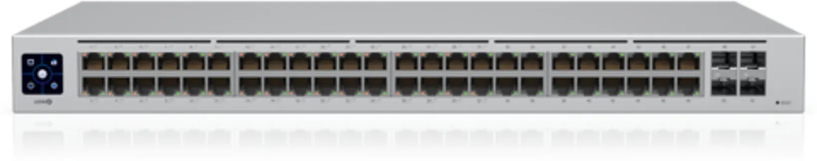 Imagen 2 de Switch Ubiquiti 48Ptos 32*GE Poe+ 195W 16*GE No PoE 4*SFP Sobremesa Mont En Rack
