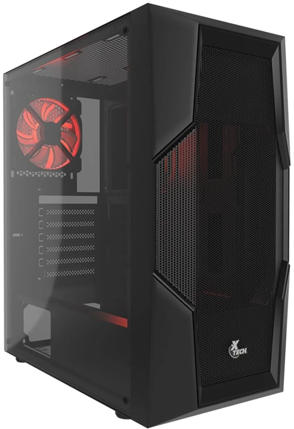 Imagen 11 de Gabinete Gamer Xtech XT-GMR4 Phobos Panel lat Vid templado ATX MTower Negro