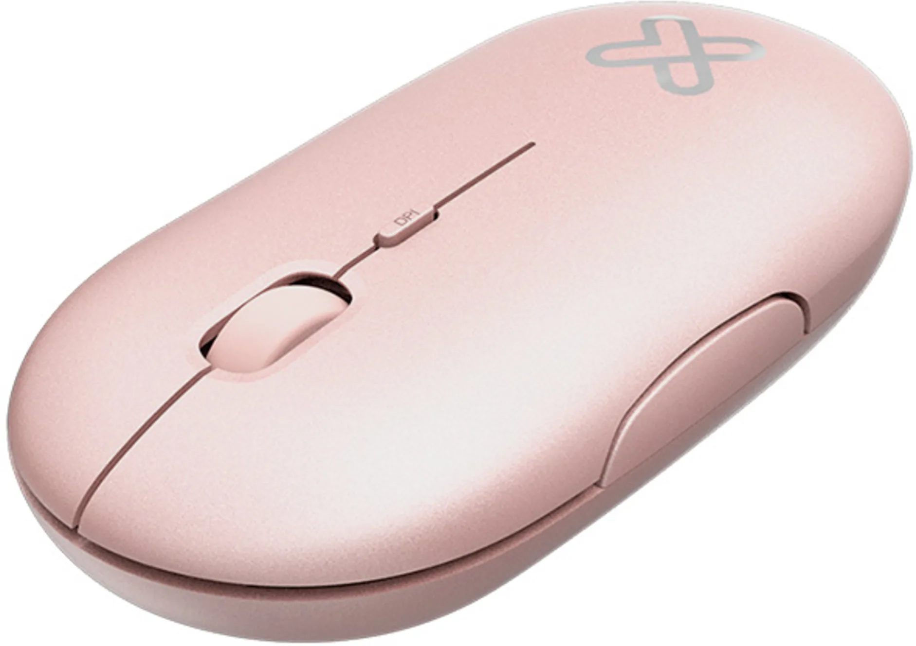 Imagen 0 de Mouse Inalámbrico KlipX KMW-415PK Óptico 1600dpi 2.4GHz 4 botones USB color Pink