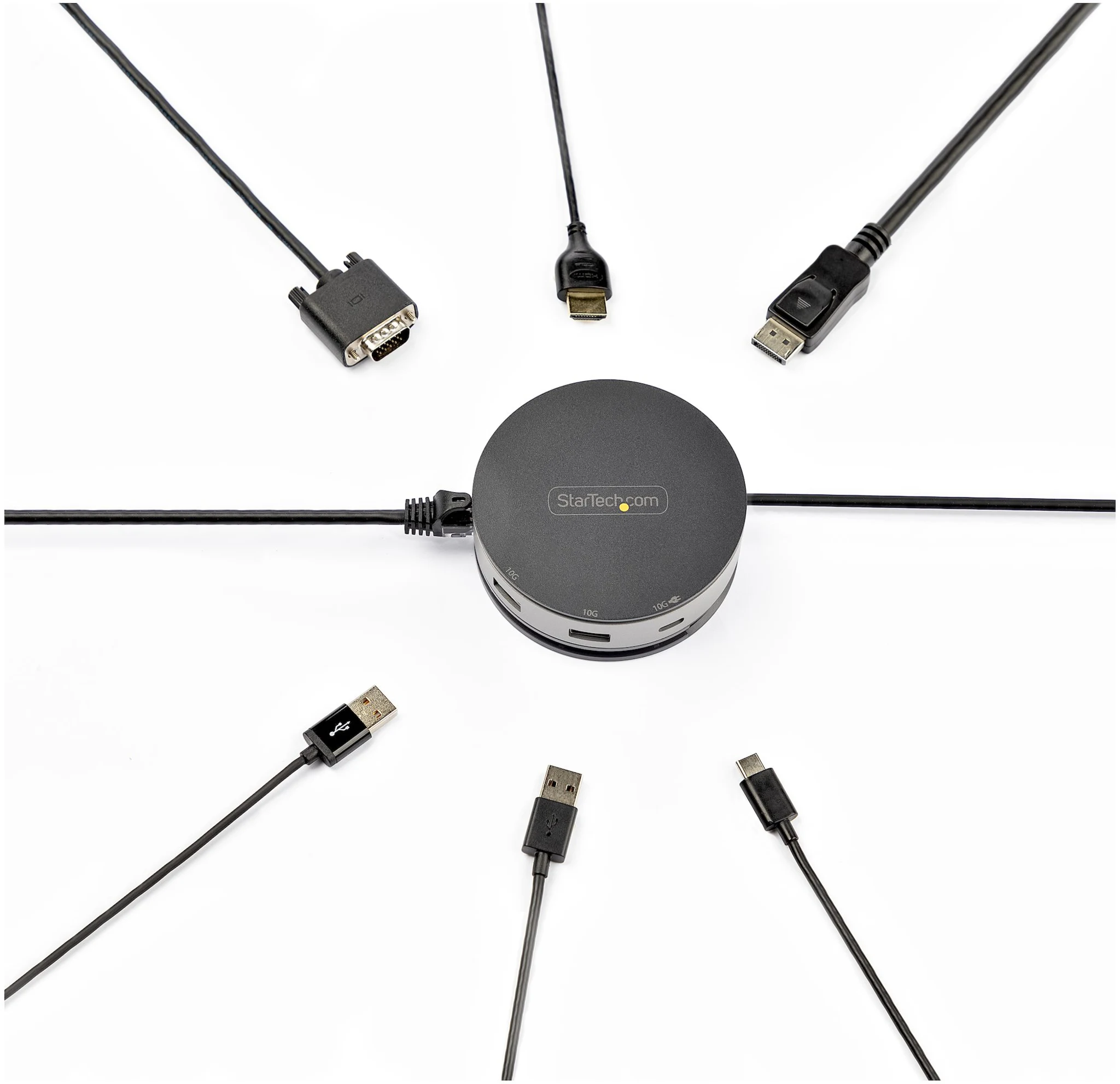 Imagen 2 de Docking Station StarTech USB-C a Puertos HDMI DP VGA LAN USB-C USB-A