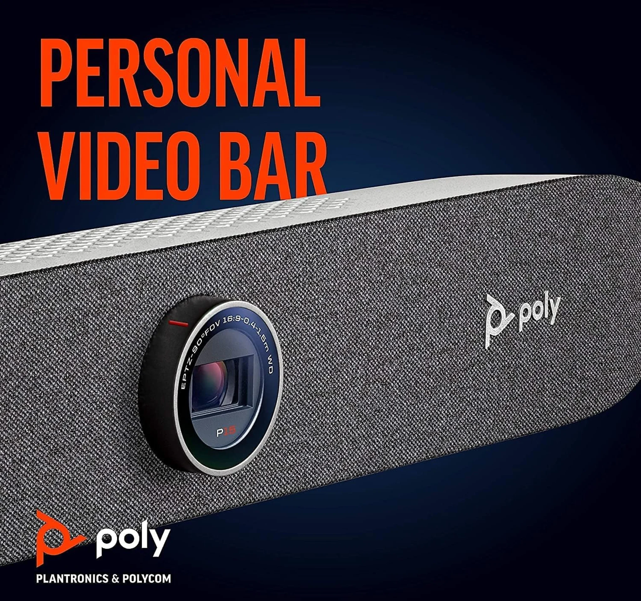 Imagen 6 de Barra de Video Conferencia Poly Studio P15, Cámara 4k UHD Cert por Zoom 