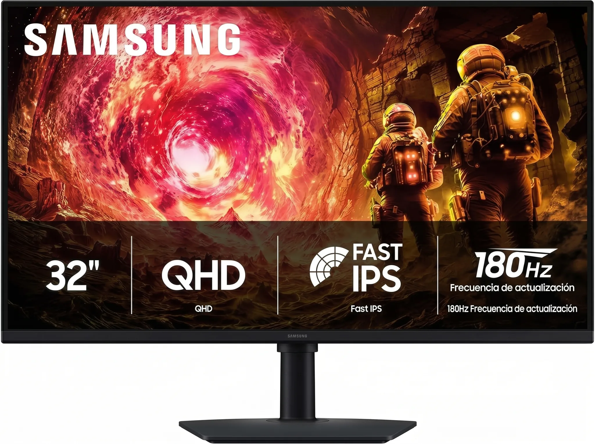 Imagen 0 de Monitor Gamer Samsung Odyssey G5 G50F 32" QHD 2540*1440 IPS HDMI 1ms(GTG) 180Hz 