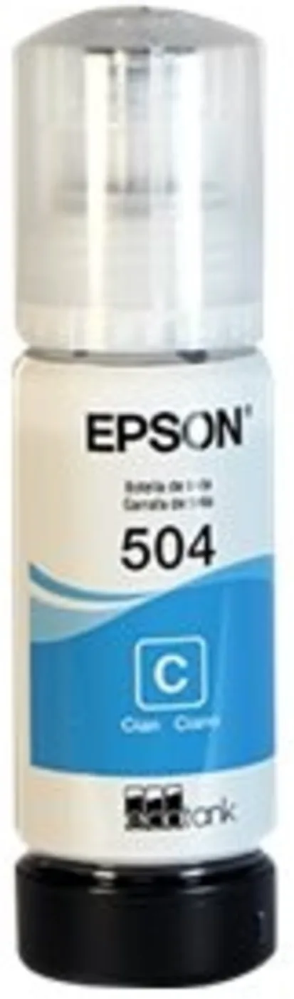 Imagen 3 de Botella de Tinta Epson T504 CYAN C13T03N22A L4150, L4160, L6161, L6171, L6191
