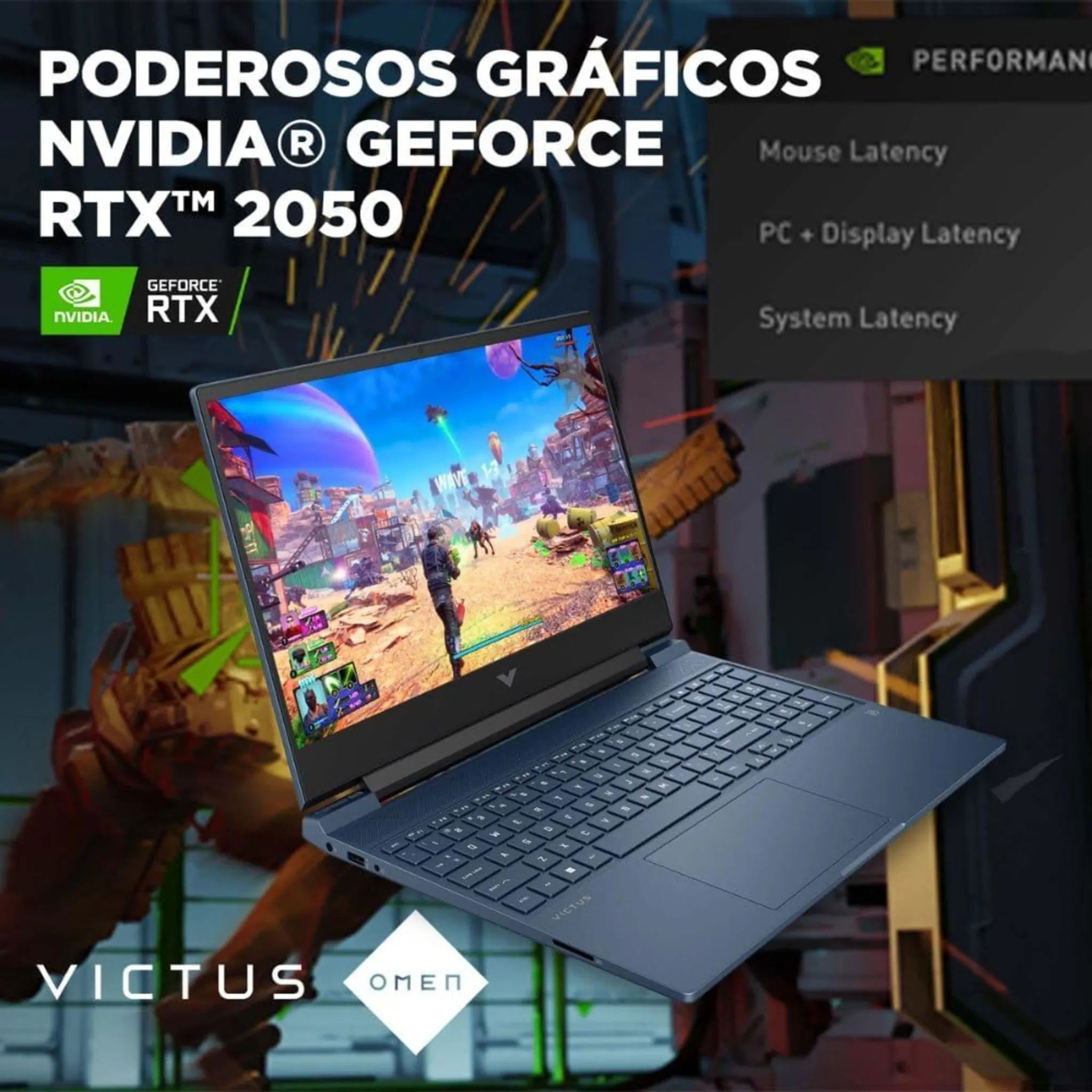 Imagen 6 de Notebook Gamer HP Victus I5-12450H RAM 16GB SSD512GB RTX2050 W11H