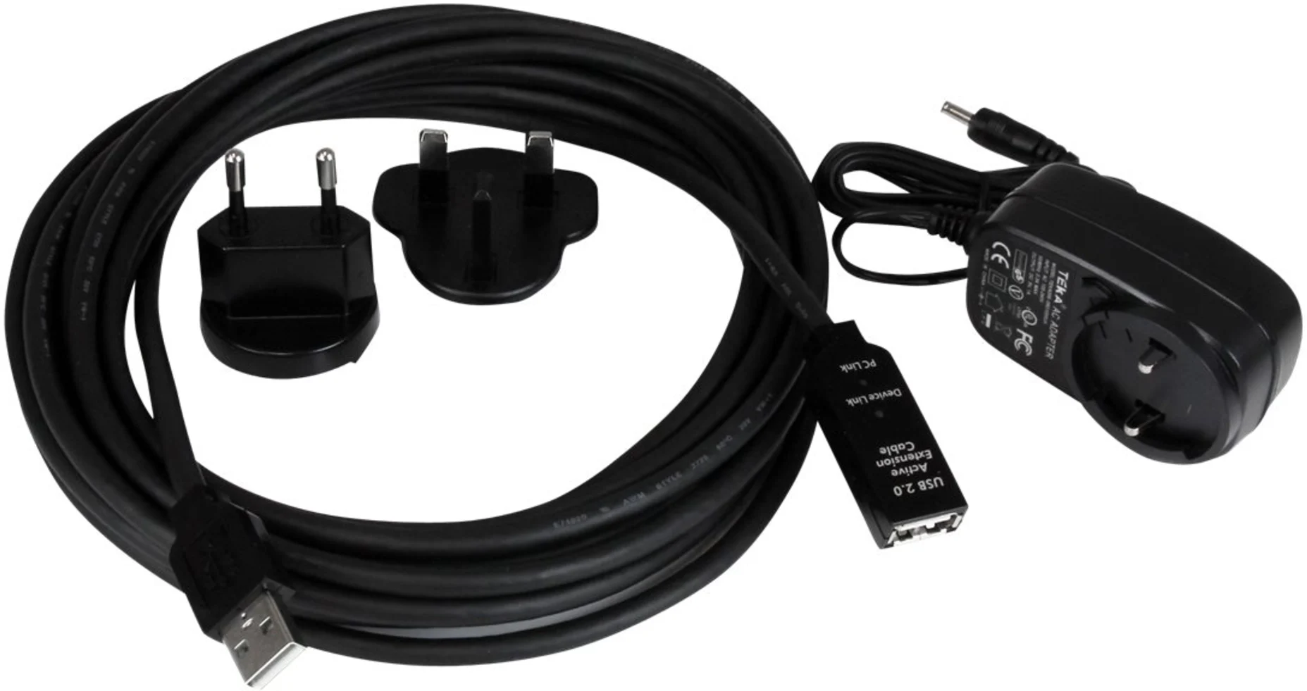 Imagen 2 de Cable Extensión USB 2.0 Tipo-A M/H 5mt  Activo Negro - StarTech