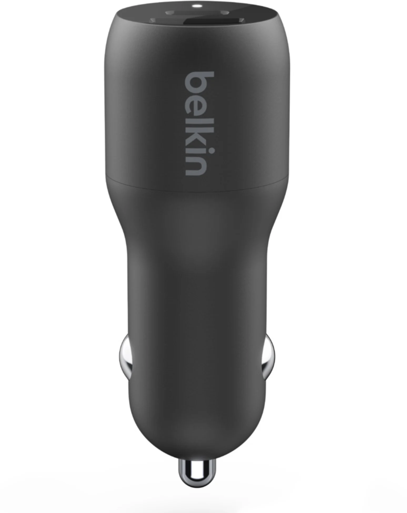Imagen 2 de Belkin BOOST UP Dual Car Charger with PPS 37W - Adaptador de corriente para el coche - 37 vatios - PD 3.0 - 2 conectores de salida (USB, 24 pin USB-C)