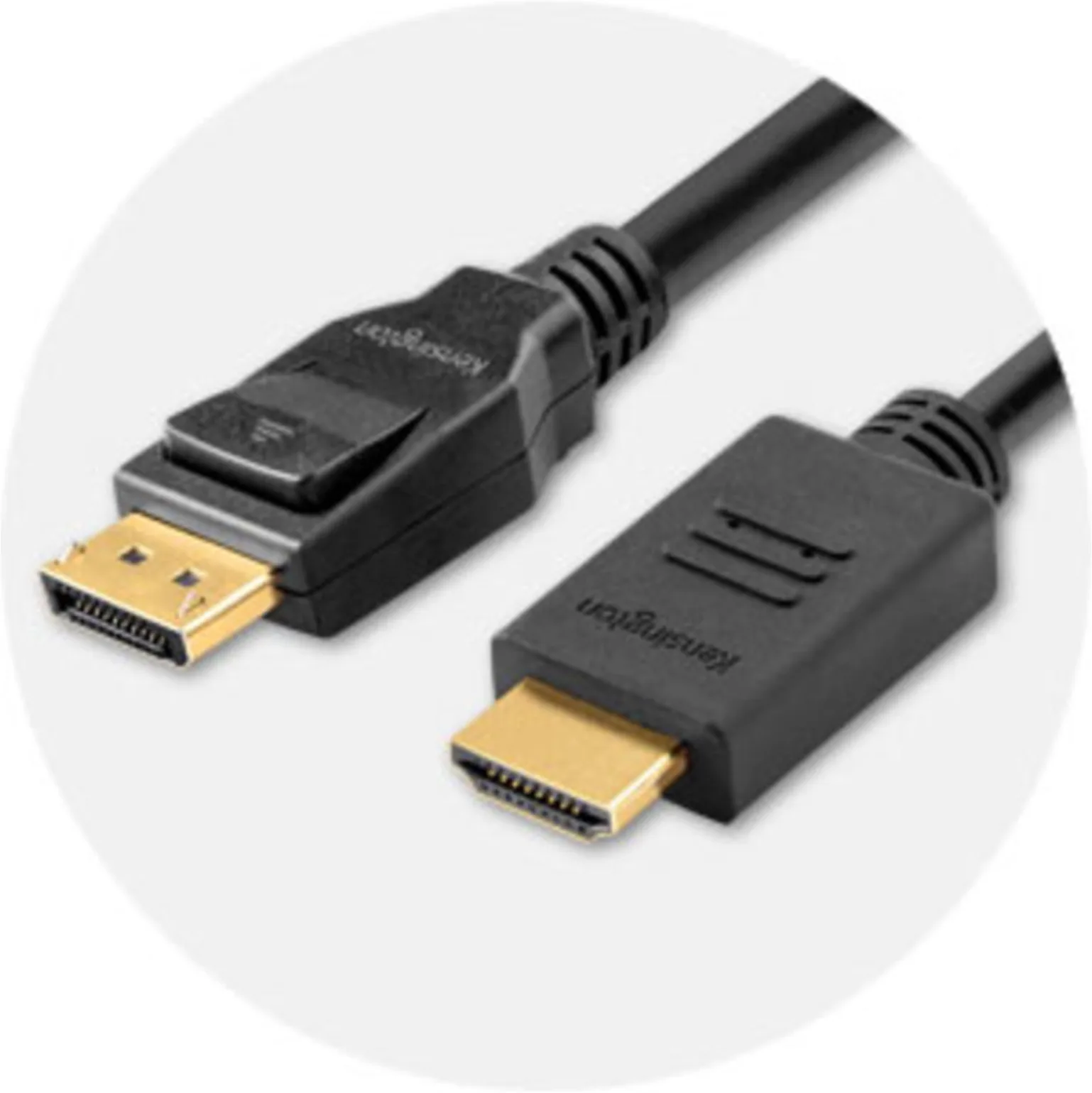 Imagen 10 de Cable DisplayPort a HDMI FHD 1920*1200 Longitud 1,8 metros Negro Kensington