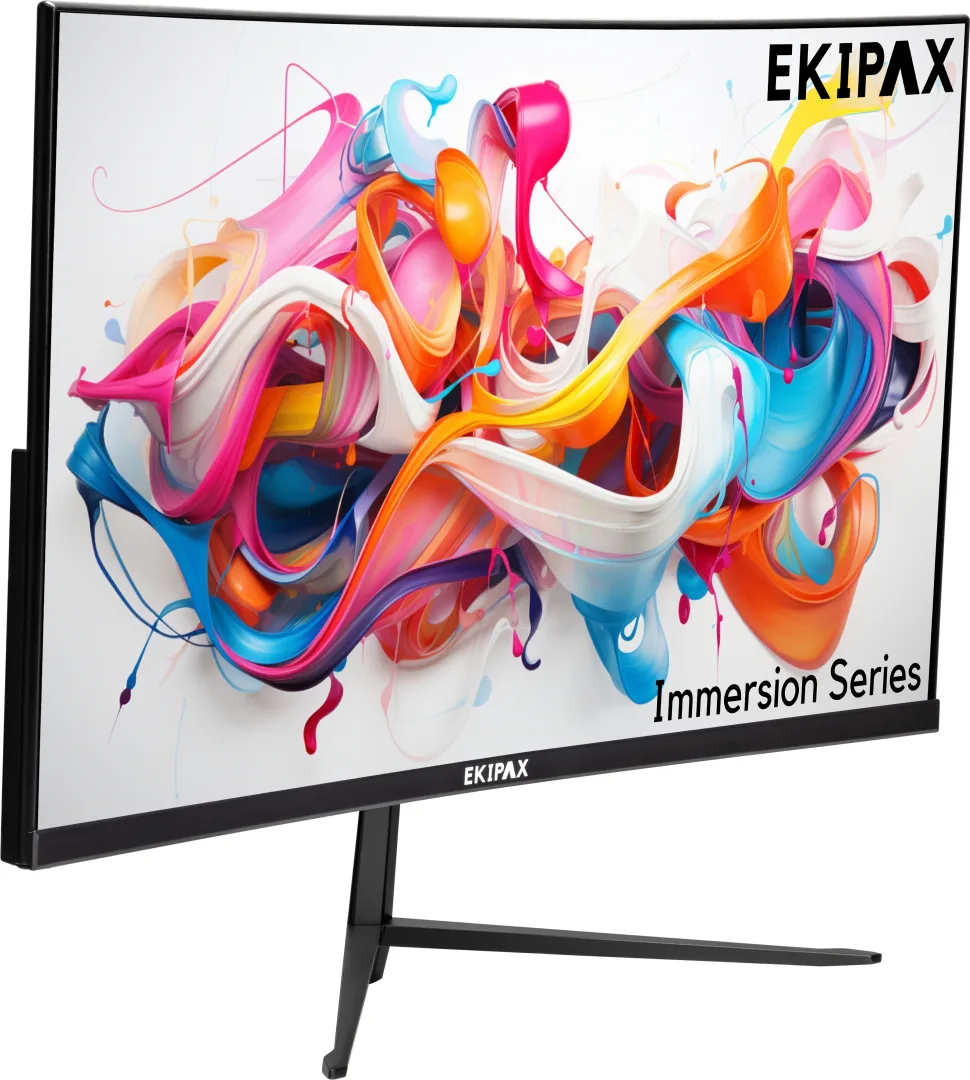 Imagen 2 de Monitor Curvo Ekipax 24" FHD 1920*1080 VA HDMI VGA 2ms 75Hz VESA 100*100